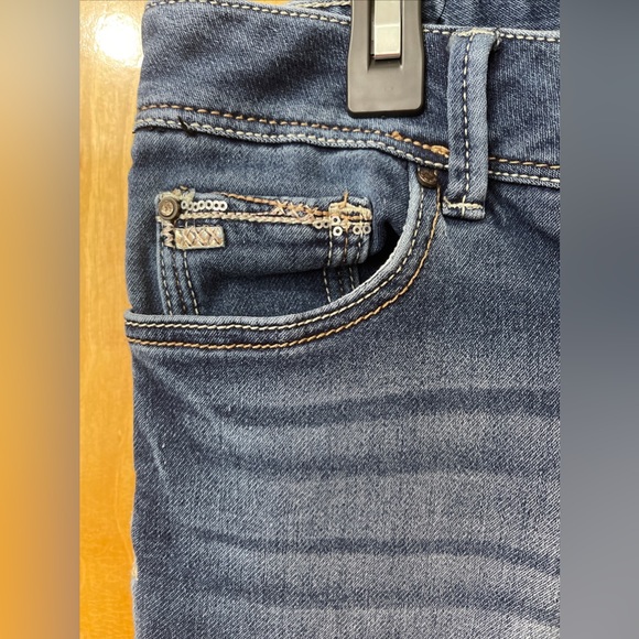 Amethyst Jeans size 9 Short inseam Juniors Mid Rise Medium Wash - Picture 6 of 6